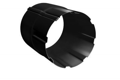 Соединитель трубы Grand Line глянцевый 90 мм RAL 9005 Черный
