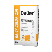Цветная кладочная смесь армированная Dauer BRICK.COLOR 250 белая 50 кг